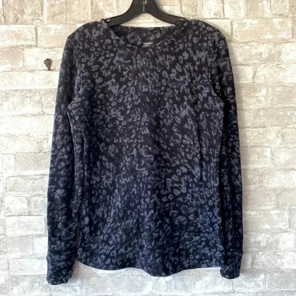 ClimateRight activewear blue fleece shirt top